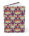 Glitchy Bulldog Blitz Hardcover Journal Matte