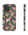 Blooming Bulldog Beauty Slim Phone Cases