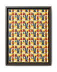 Dane-tastic Marvelous Mutt Mode Matte Canvas, Framed