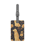 Golden Paws Floral Frenchie Luggage Tag