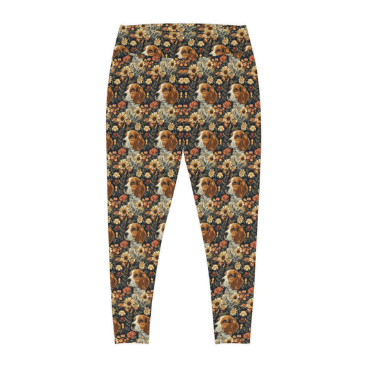 Beagle Blossoms Plus Size Leggings