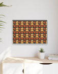 Golden Pawsatronic Tapestry Matte Canvas, Framed