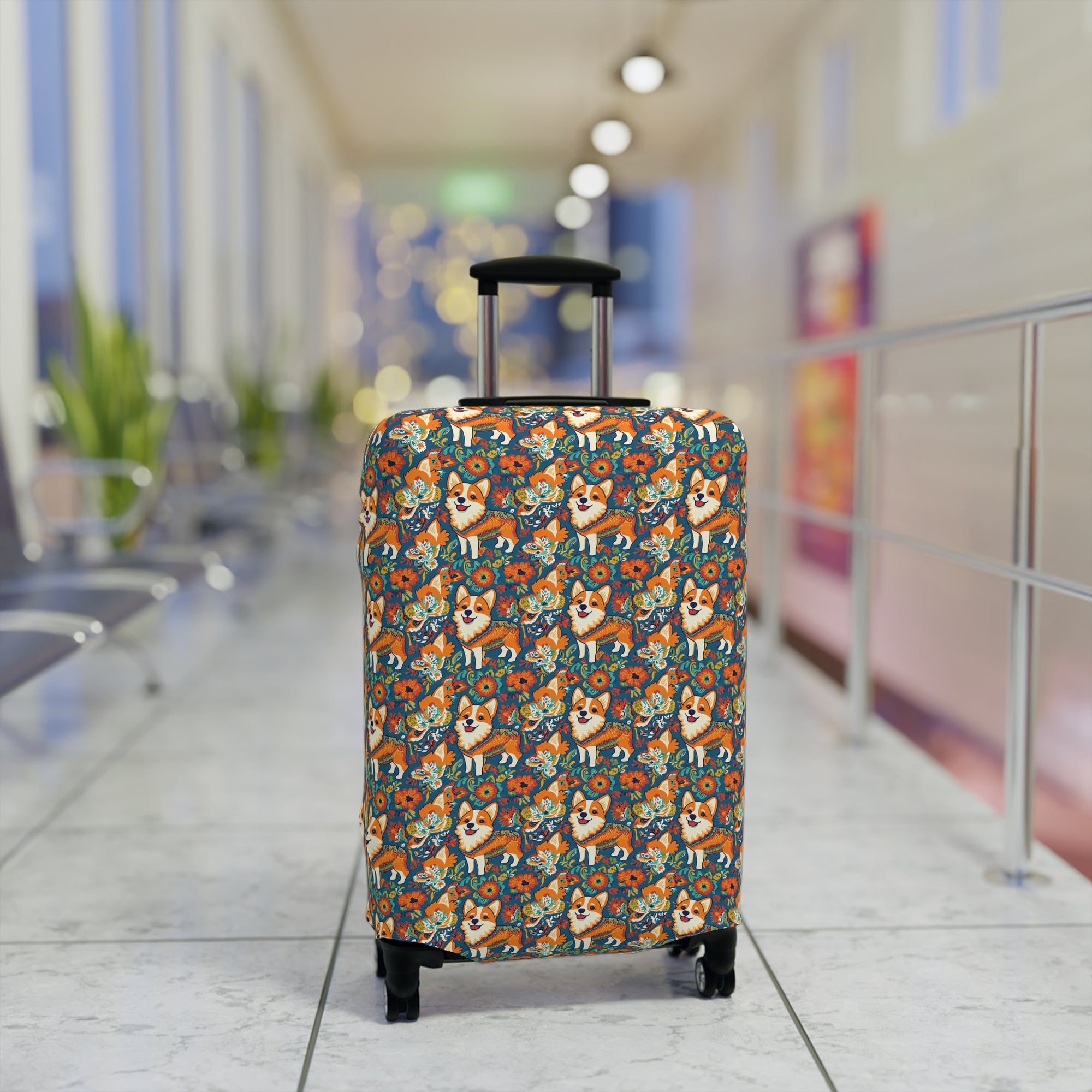 Corgi Carnival Couture Luggage Cover