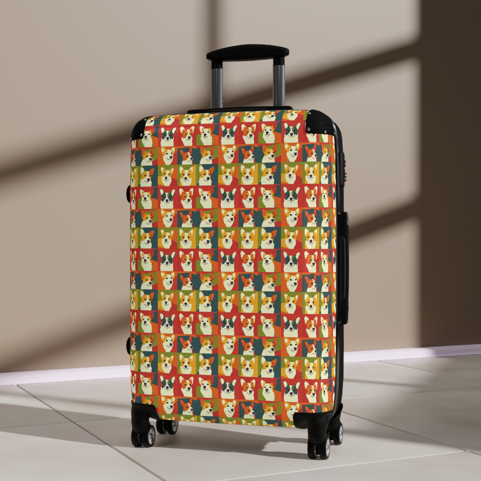 Corgi Chic Popart Pup Suitcase