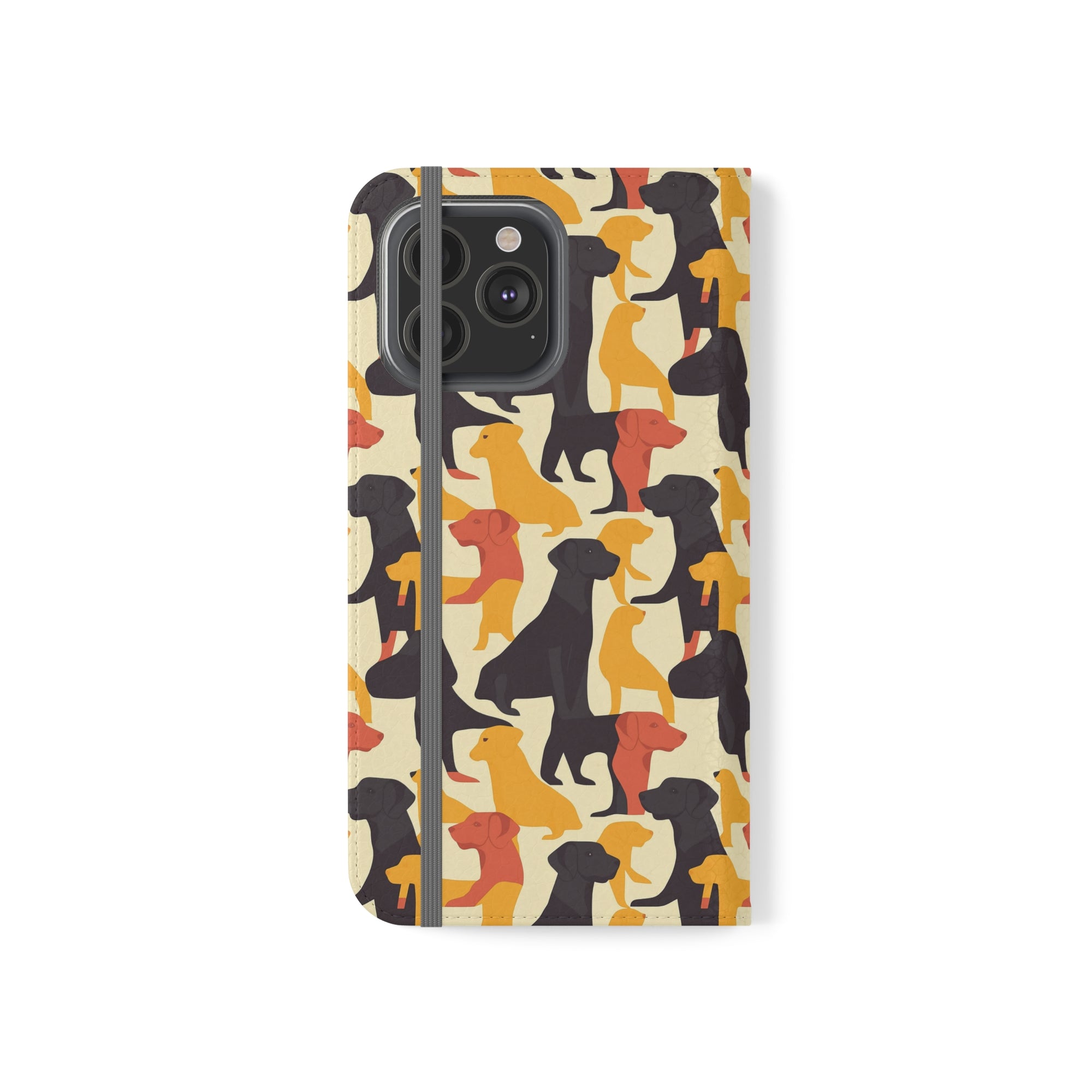 Modern Charm Labrador Chic Flip Cases