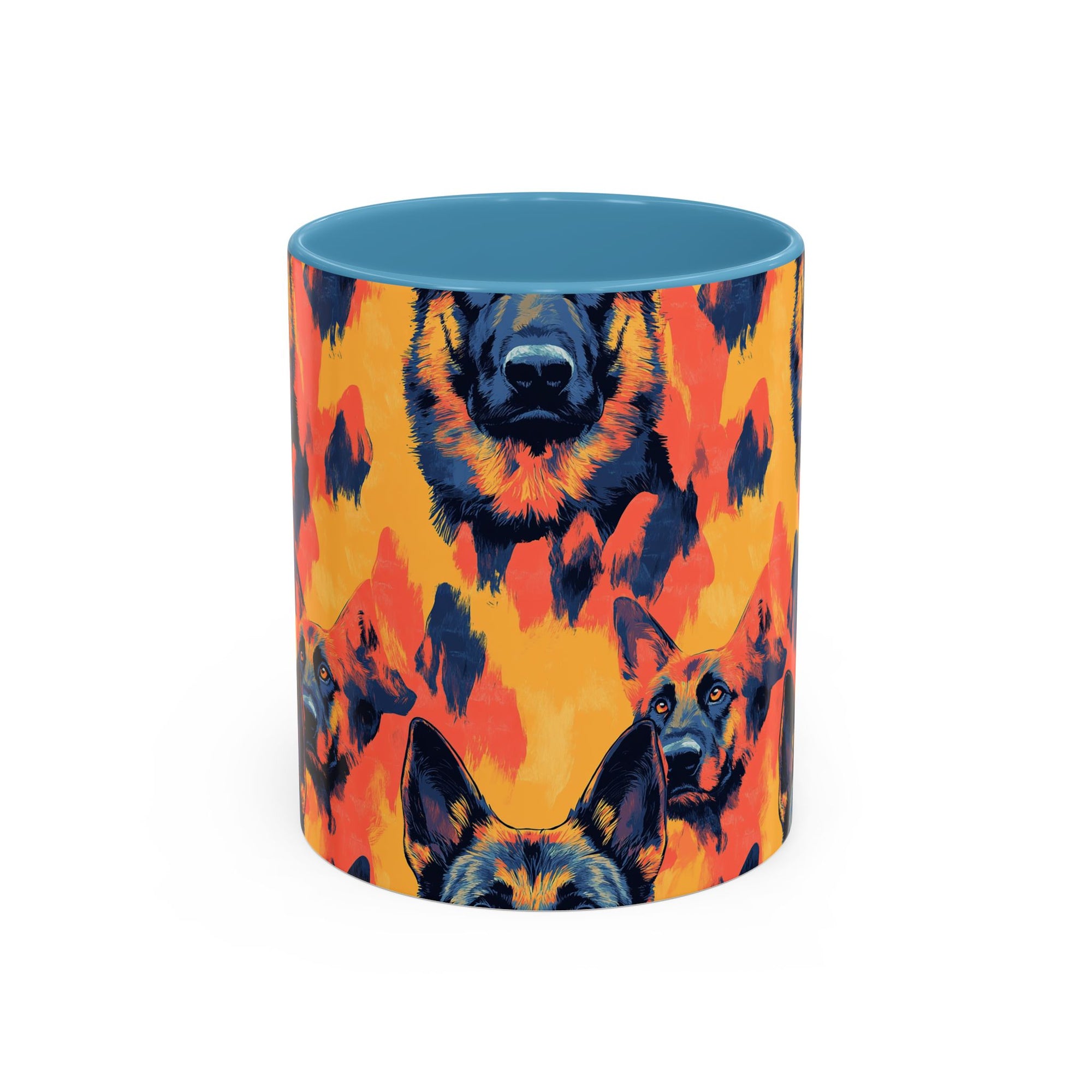 Impressionistic German Shepherds Accent Coffee Mug