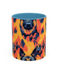 Impressionistic German Shepherds Accent Coffee Mug