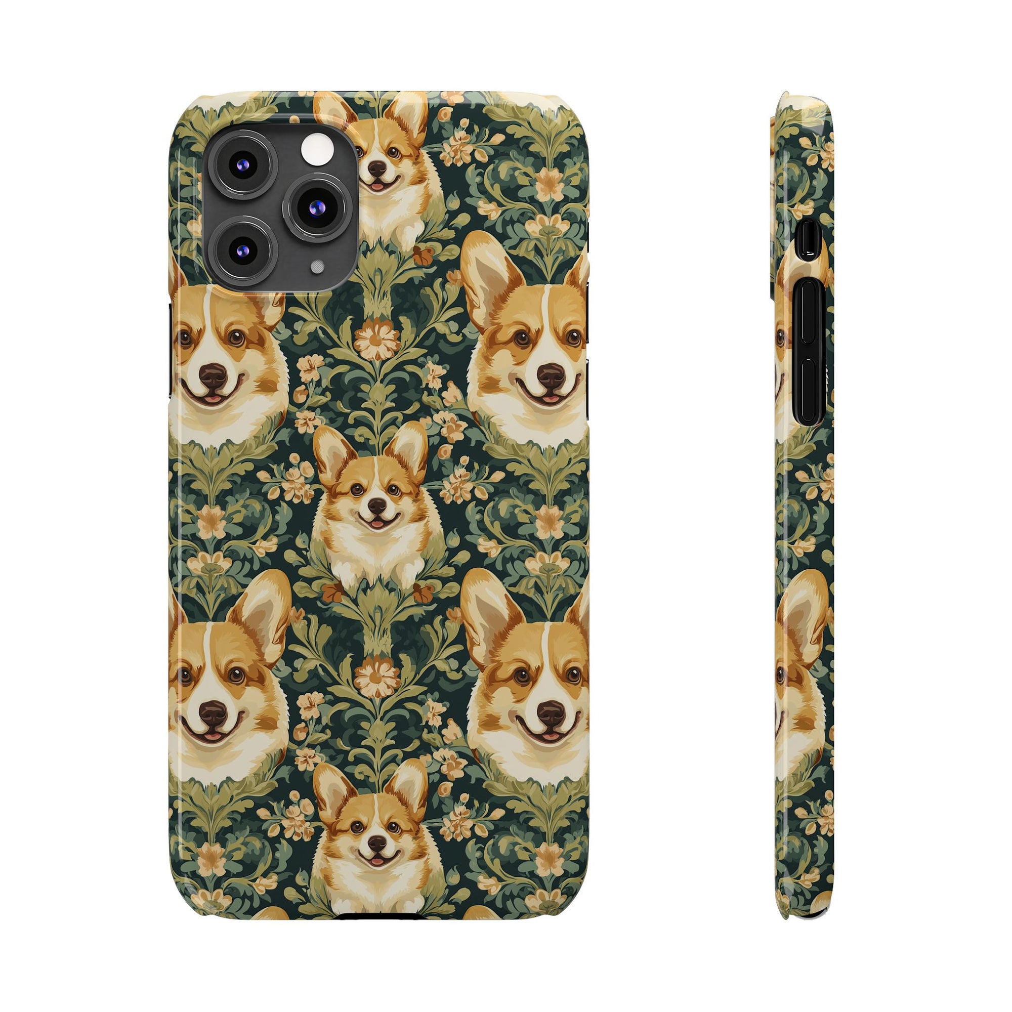 Corgi Charmz Slim Phone Cases