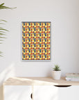 Dane-tastic Marvelous Mutt Mode Matte Canvas, Framed