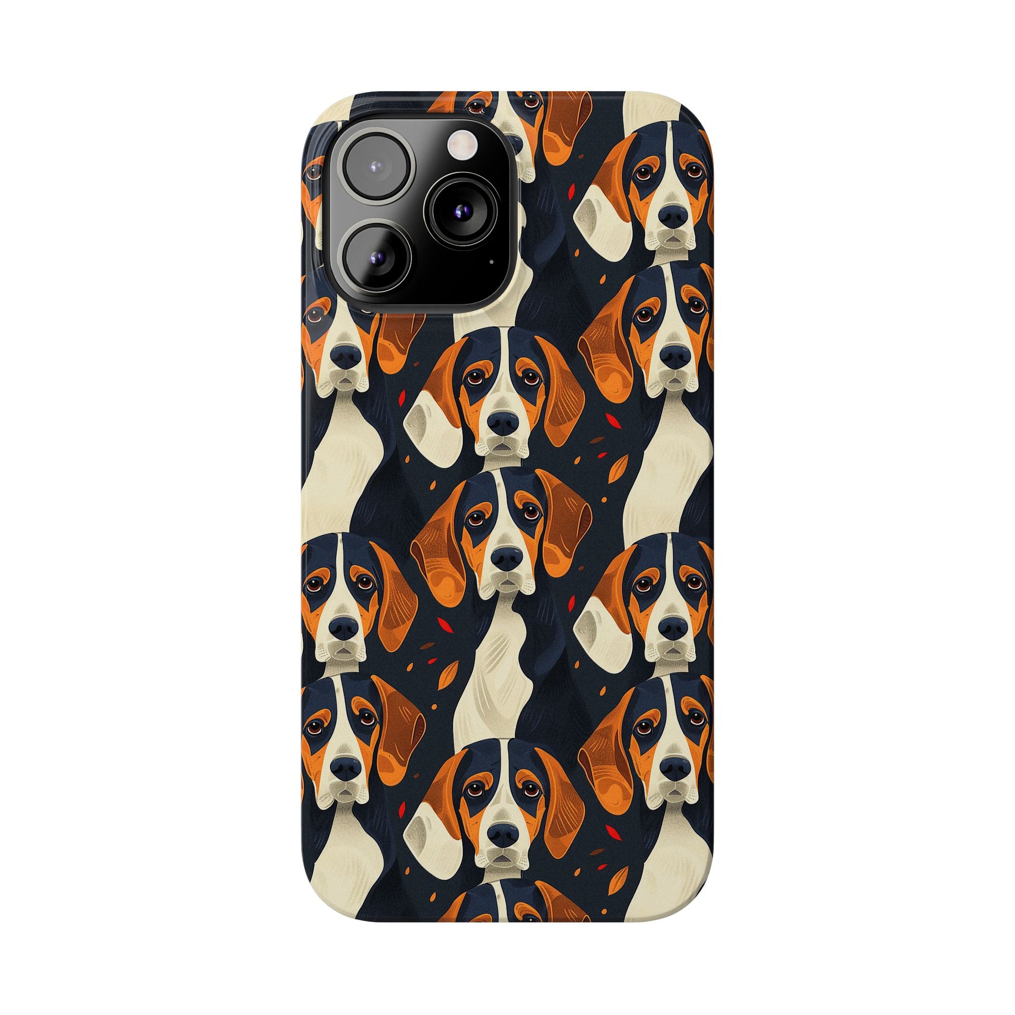 Beagle Glimmer Gaze Glamour Slim Phone Cases