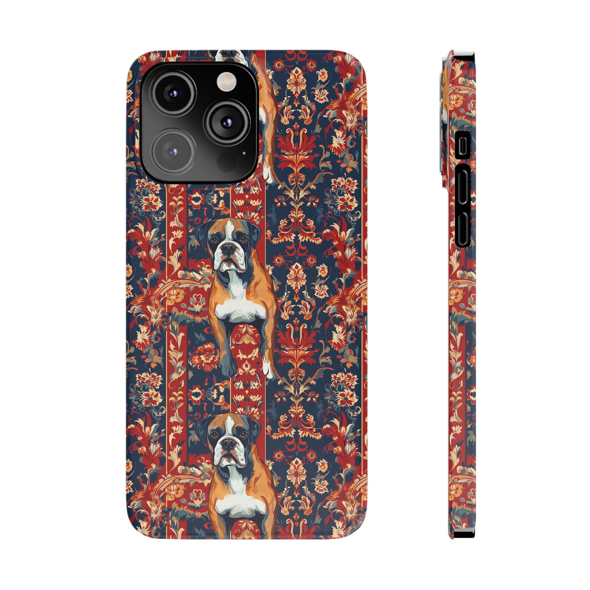 Boxer Blossom Tapestry Delight Slim Phone Cases