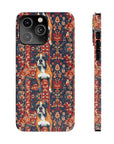 Boxer Blossom Tapestry Delight Slim Phone Cases