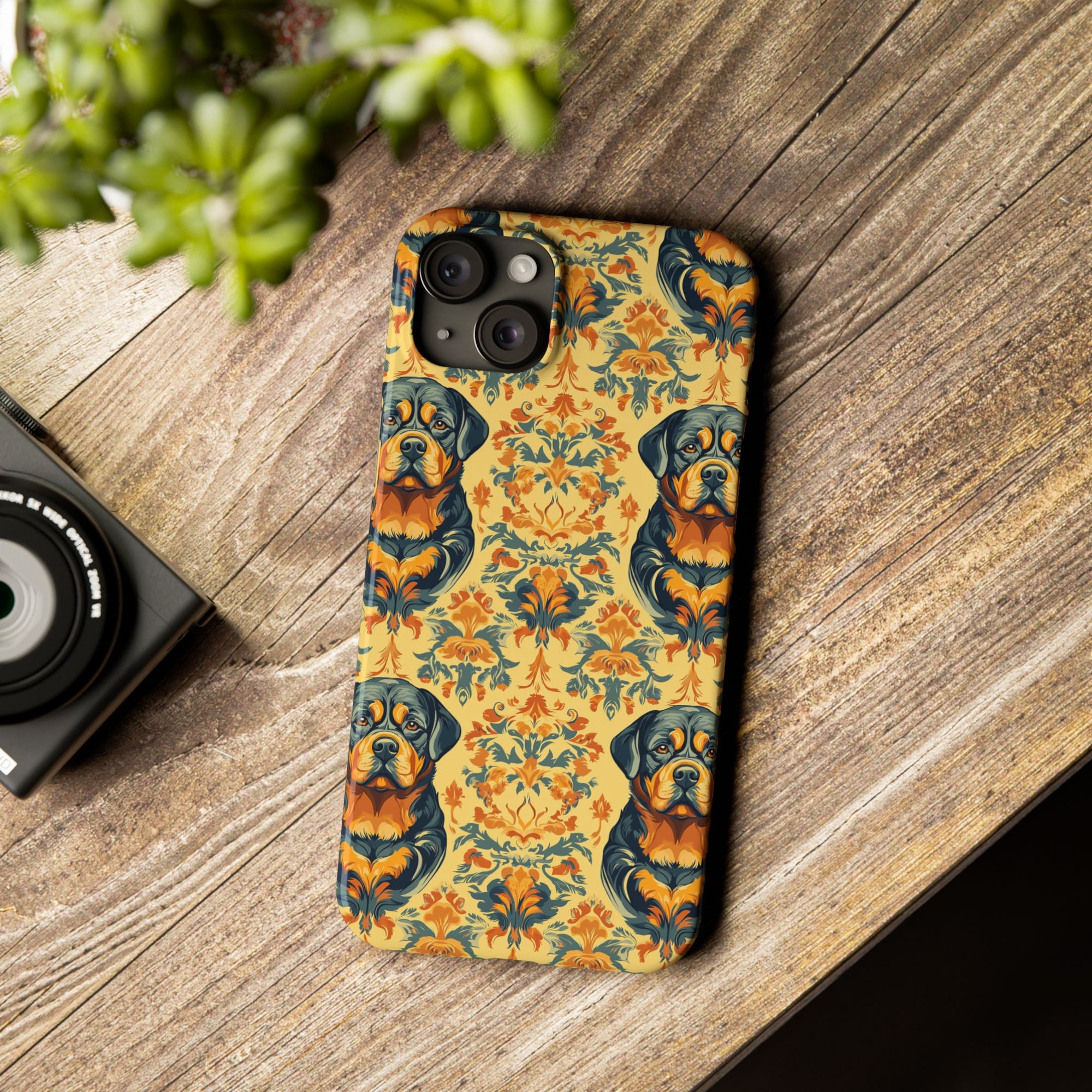 Royal Rottie Regalia Slim Phone Cases