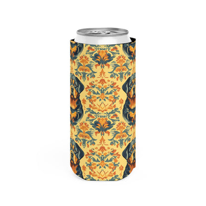 Royal Rottie Regalia Slim Can Cooler