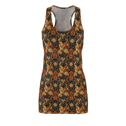 WhimsiWooly Shepherd Spritz Women's Racerback Dress