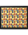 Dane-tastic Marvelous Mutt Mode Matte Canvas, Framed