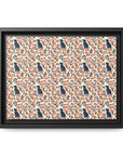 Bloomiful Lab Bouquet Matte Canvas, Framed