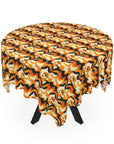 Golden Woof Abstract Glamour Tablecloth