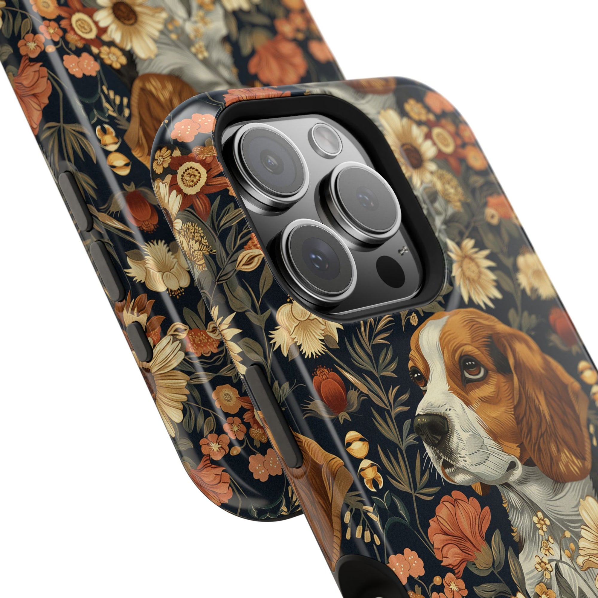 Beagle Blossoms Magnetic Tough Cases