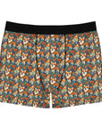 Corgi Carnival Couture Men's Boxer Briefs