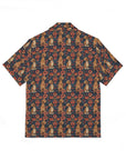 Floral Pawsome Dachsund Delight Men's Hawaiian Camp Shirt