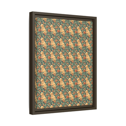 Blooming Goldie Glam Matte Canvas, Framed