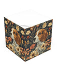 Beagle Blossoms Note Cube