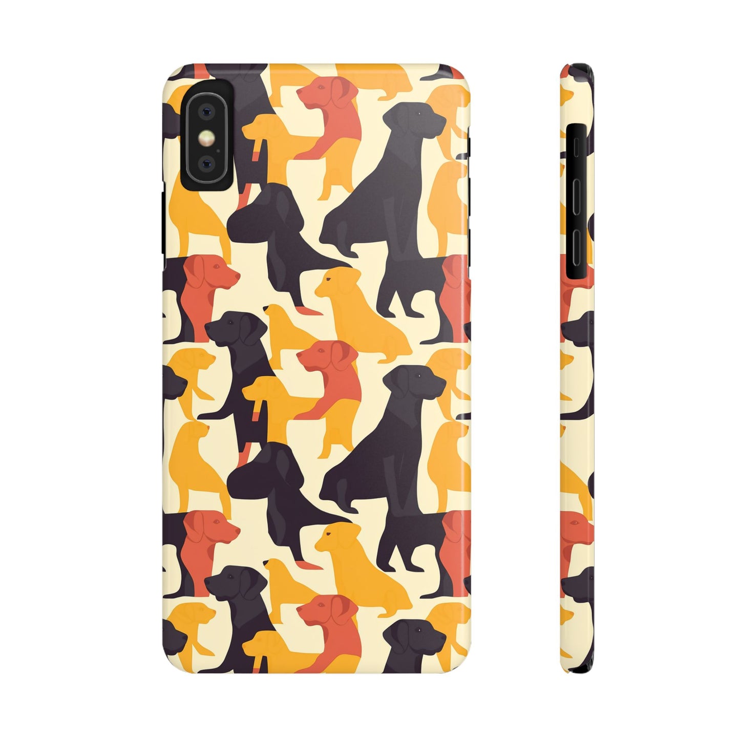 Modern Charm Labrador Chic Slim Phone Cases