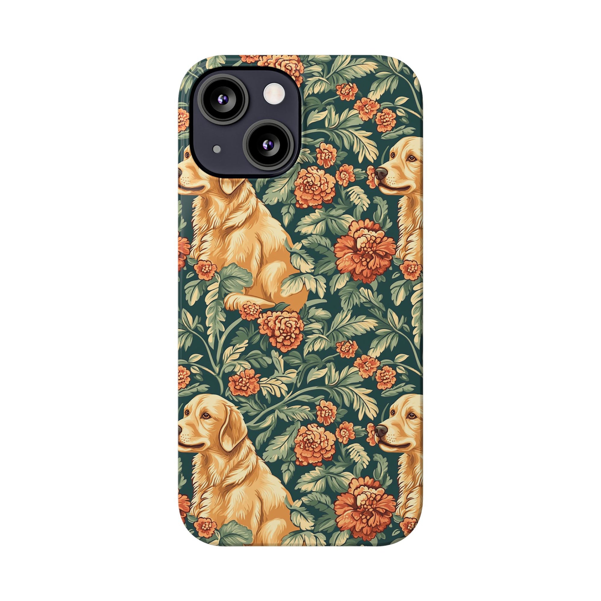 Blooming Goldie Glam Slim Phone Cases