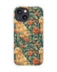 Blooming Goldie Glam Slim Phone Cases