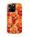 Golden Glamour Paws Slim Phone Cases