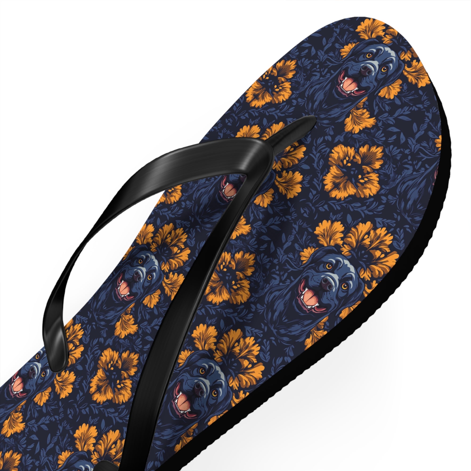 Royal Rottweiler Regalia Flip Flops