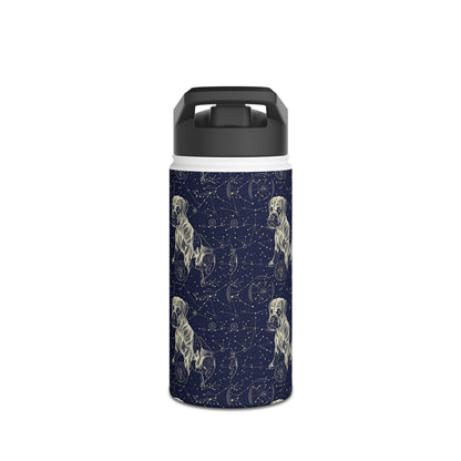 Celestial Boxer Bliss Stainless Steel Water Bottle