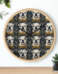 Wildwood Wanderlust Bulldog Wall Clock