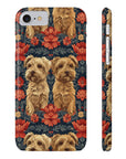 Yorkie Charm Twins Slim Phone Cases