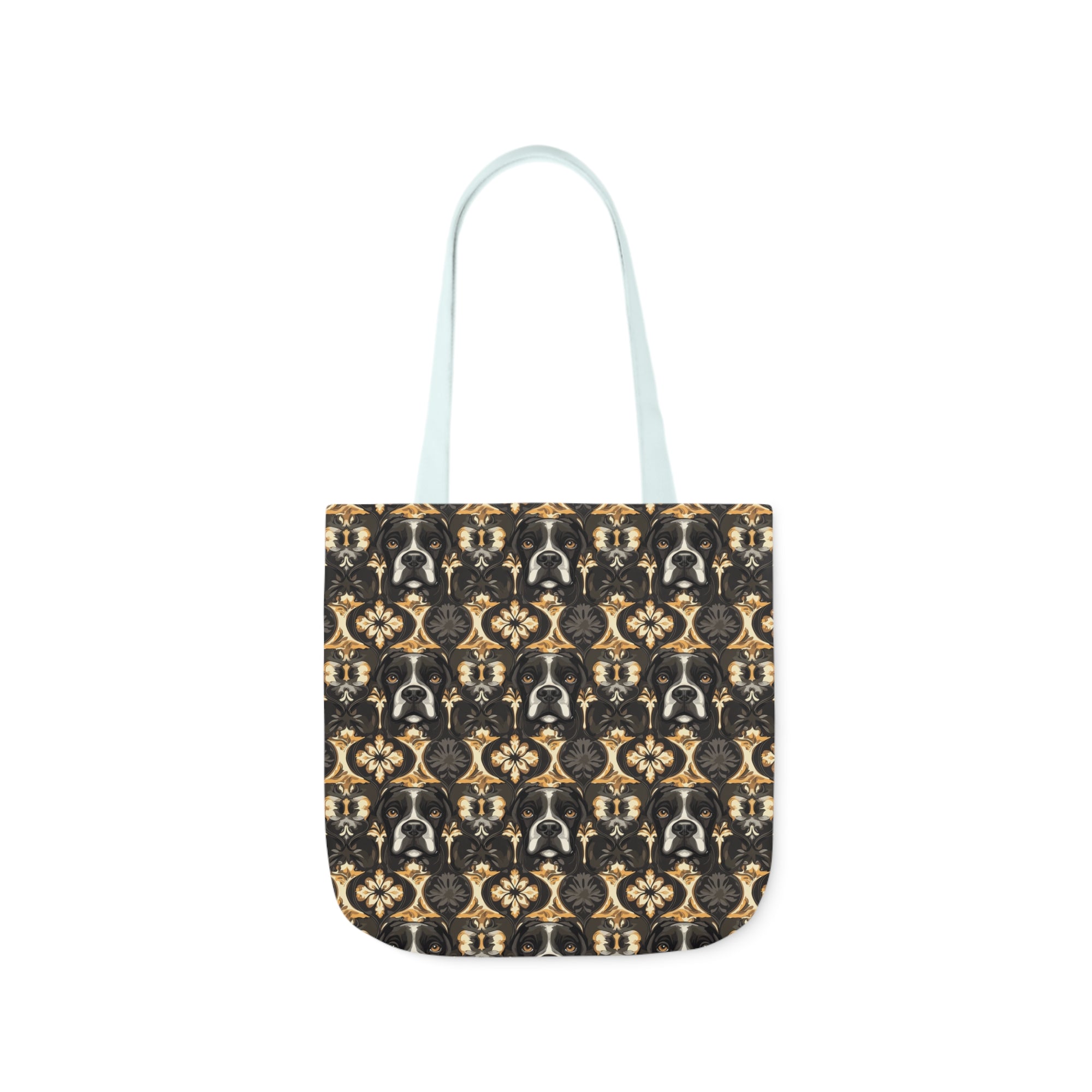 Manor Pup Boxer Royale Canvas Tote Bag