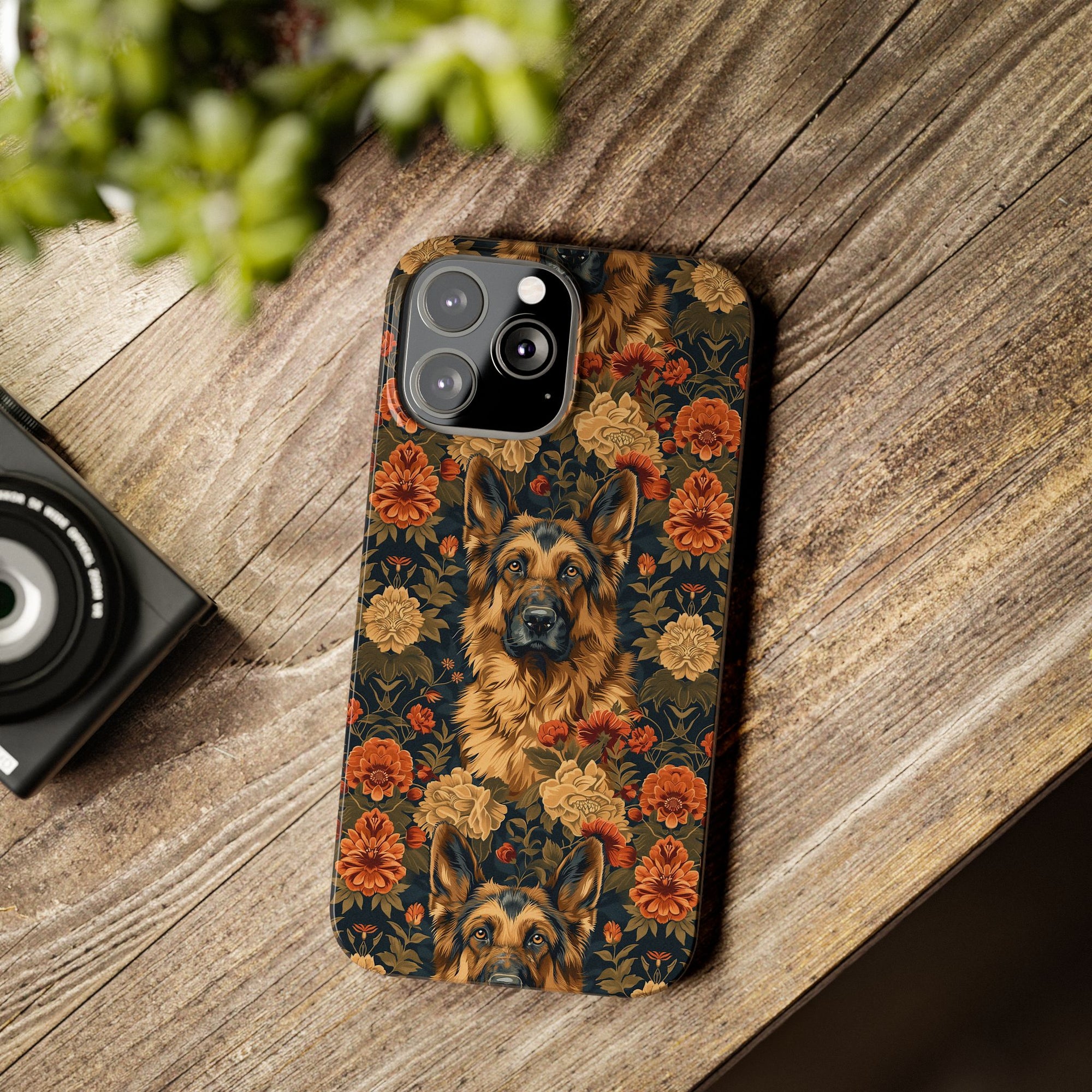 WhimsiWooly Shepherd Spritz Slim Phone Cases