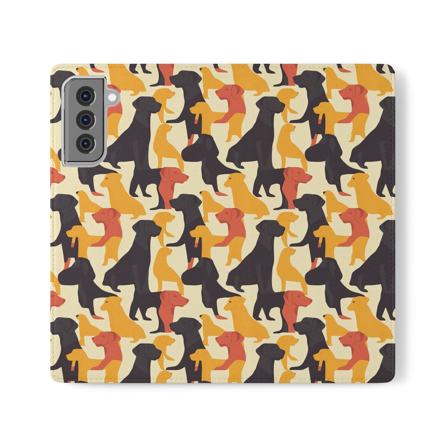 Modern Charm Labrador Chic Flip Cases