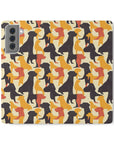 Modern Charm Labrador Chic Flip Cases