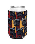 Chic Canine Checkmate - Frenchie Edition Can Cooler Sleeve