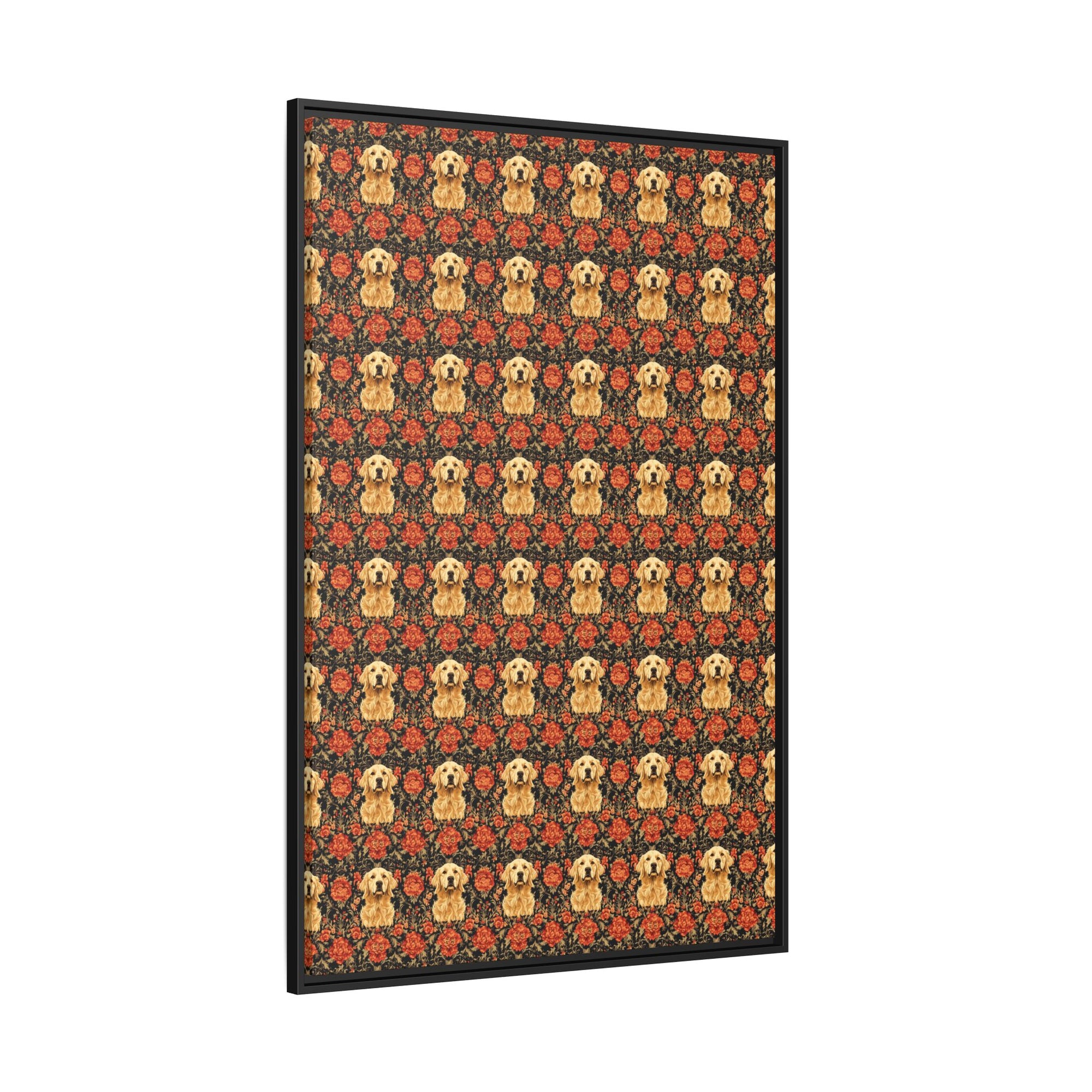 Golden Pawsatronic Tapestry Matte Canvas, Framed