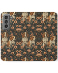 Beagle Blossom Bonanza Flip Cases