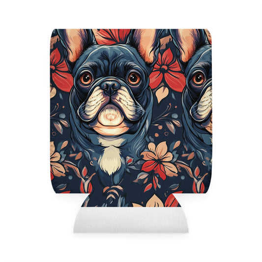 Gothic Rose Bulldog Noir Enchantment Can Cooler Sleeve