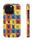 Frenchie Pop Art Pawfection Grid Magnetic Tough Cases