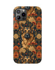 WhimsiWooly Shepherd Spritz Slim Phone Cases