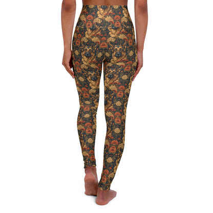 WhimsiWooly Shepherd Spritz High Waisted Yoga Leggings