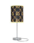 Majestic Hound Couture: German Shepherd LuxeBlend Lamp on a Stand