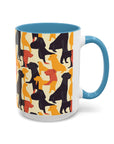 Modern Charm Labrador Chic Accent Coffee Mug