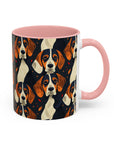 Beagle Glimmer Gaze Glamour Accent Coffee Mug