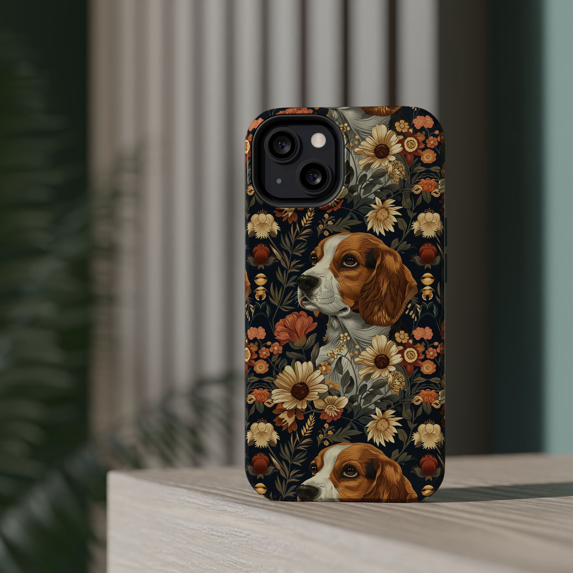 Beagle Blossoms Magnetic Tough Cases